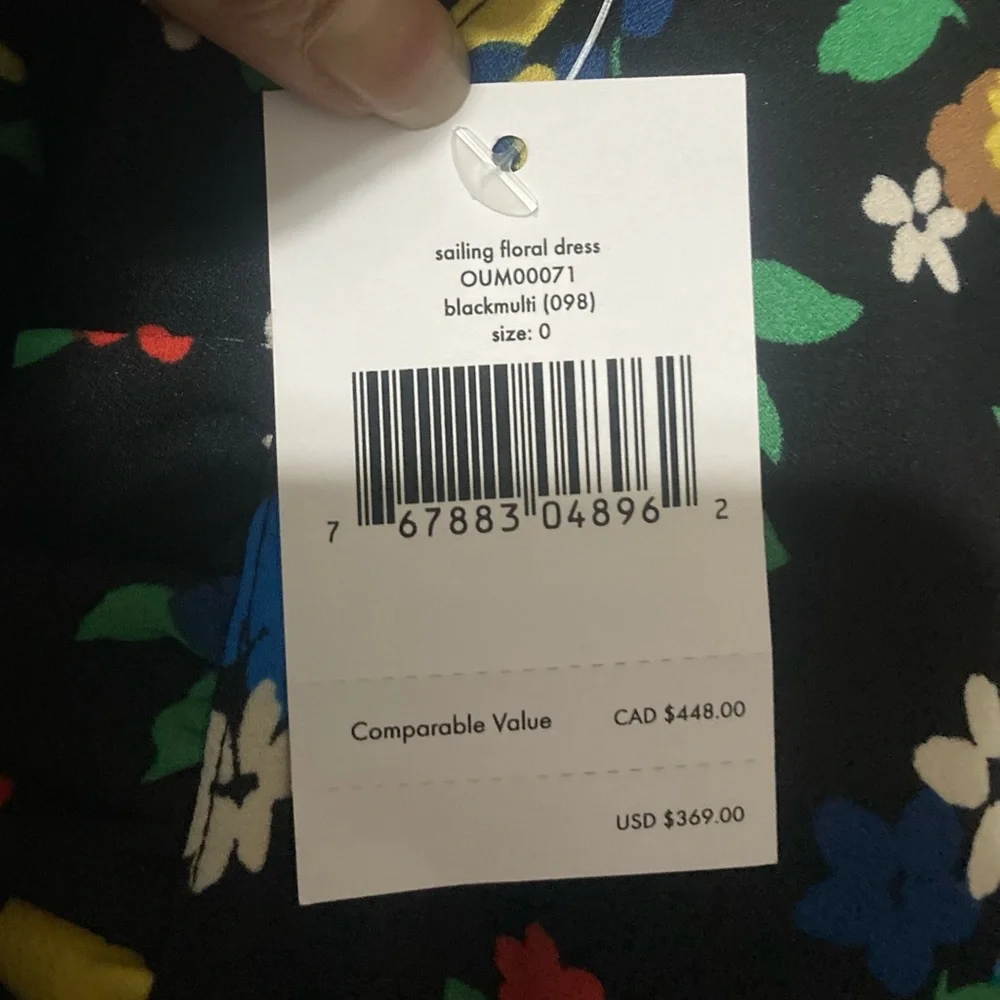 NWT Kate Spade floral long sleeve dress - Picture 4 of 7